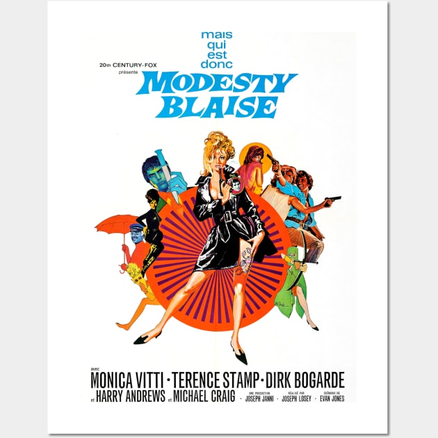 Modesty Blaise (1966) Wall Art by Scum & Villainy